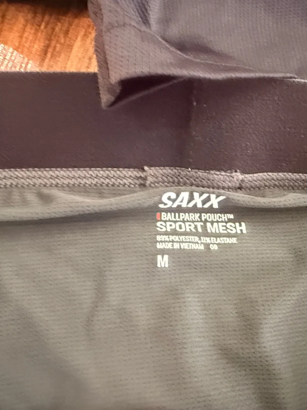 Saxx Men's Medium Boxer Briefs Trio — Black, Navy, Olive